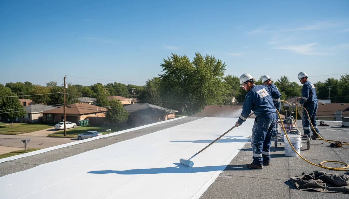 Commercial roof coating in Barneveld, NY near me